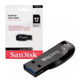 PEN DRIVE 64 GB SANDISK ULTRA SHIFT USB 3.0